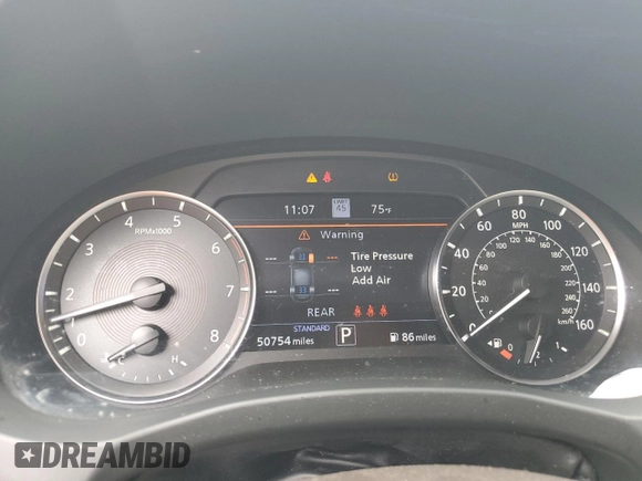 2020 Infiniti QX50 Sensory z VIN 3PCAJ5M37LF114330, wystawiony jako Copart lot #58788595 z przebiegiem 50 754 mil mil oraz Szkoda całkowita • Salvage title. Historia ofert i sprzedaży dostępna na DreamBid. Obrazek 9.