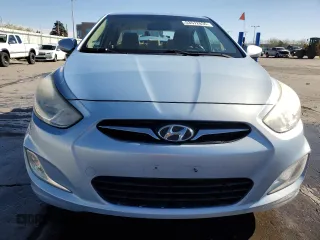 2012 Hyundai Accent GLS with VIN KMHCU4AE6CU185988, listed as a Copart auction lot 53572835 with 105,200 mi miles and Salvage Title. Bid and sale history available at carsss.com. Image 5.