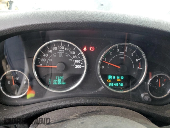 2013 Jeep Wrangler Rubicon 10th Anniversary with VIN 1C4BJWCG6DL507667, listed as a Copart auction lot 84139134 with 264,970 mi miles and Salvage Title. Bid and sale history available at DreamBid. Image 9.