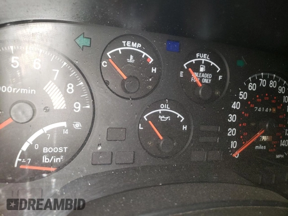 1991 Mitsubishi Eclipse with VIN 4A3CS54U5ME034104, listed as a Copart auction lot 82414954 with 474,141 mi miles and Salvage Title. Bid and sale history available at DreamBid. Image 9.