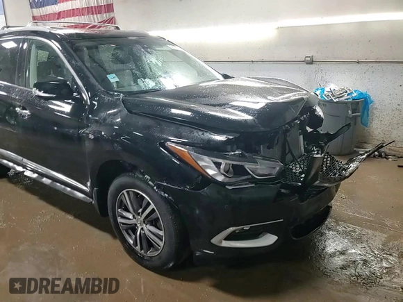 2017 Infiniti QX60 with VIN 5N1DL0MM7HC550677, listed as a Copart auction lot 50781605 with 87,274 mi miles and Salvage Title. Bid and sale history available at DreamBid. Image 13.