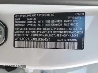 2024 Porsche Macan S с VIN WP1AG2A50RLB36421, выставлен на аукционе Copart как лот 49879565 с пробегом 9 523 миль миль и Списание • Salvage title. История ставок и продаж доступна на DreamBid. Изображение 16.