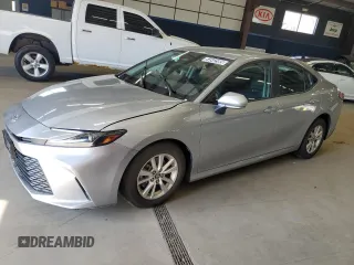 2025 Toyota Camry LE with VIN 4T1DAACK1SU002154, listed as a Copart auction lot 54542595 with 15,533 mi miles and Clean Title. Bid and sale history available at DreamBid. Image 1.