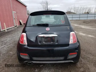 2013 FIAT 500 Sport with VIN 3C3CFFBR3DT667507, listed as a Copart auction lot 53086435 with 131,249 mi miles and Clean Title. Bid and sale history available at carsss.com. Image 6.