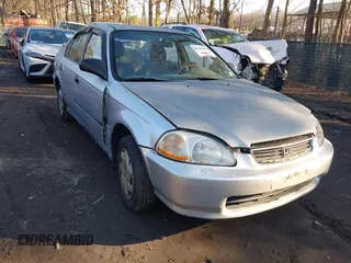 1996 Honda Civic LX "O" w/Air with VIN 2HGEJ6675TH506726, listed as a IAAI auction lot 41502910 with 250,045 mi miles. Bid and sale history available at carsss.com. Image 1.