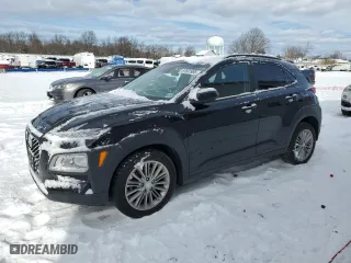2021 Hyundai Kona SEL Plus with VIN KM8K6CAA8MU626504, listed as a Copart auction lot 87601905 with 127,729 mi miles and Salvage Title. Bid and sale history available at carsss.com. Image 1.