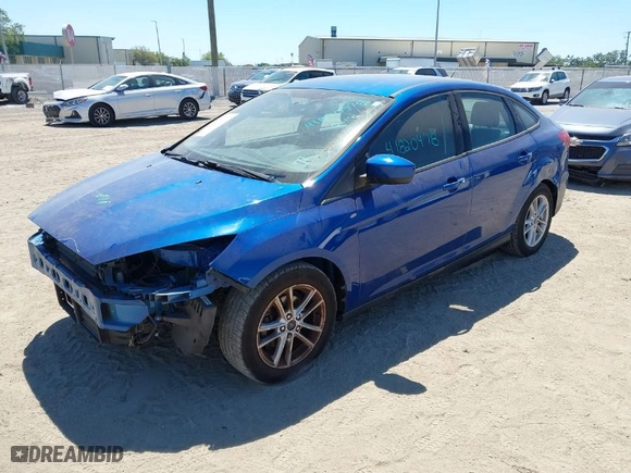 2018 Ford Focus SE with VIN 1FADP3F22JL265953, listed as a IAAI auction lot 41820478 with 83,422 mi miles. Bid and sale history available at carsss.com. Image 2.