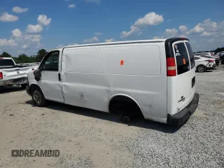 2013 Chevrolet Express Cargo Van with VIN 1GCSGAFX0D1119889, listed as a Copart auction lot 68985114 with 341,315 mi miles and Salvage Title. Bid and sale history available at carsss.com. Image 2.