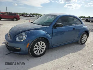 2016 Volkswagen Beetle Wolfsburg Edition with VIN 3VWF17AT1GM607568, listed as a Copart auction lot 49915585 with 81,000 mi miles and Salvage Title. Bid and sale history available at DreamBid. Image 1.