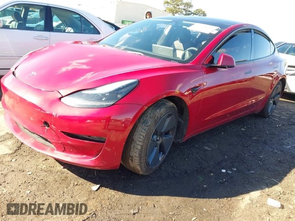 2023 Tesla Model 3 z VIN 5YJ3E1EA8PF463179, wystawiony jako IAAI lot #41738318 z przebiegiem 37 990 mil mil oraz . Historia ofert i sprzedaży dostępna na DreamBid. Obrazek 2.