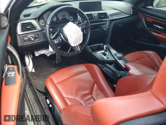2016 BMW M4 with VIN WBS3R9C52GK338151, listed as a Copart auction lot 64882884 with Not Provided miles and Salvage Title. Bid and sale history available at carsss.com. Image 8.