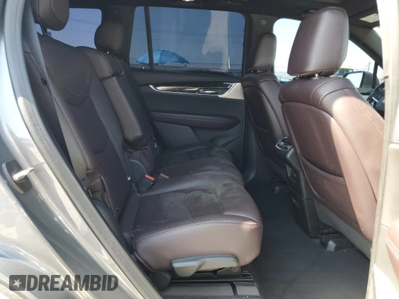 2021 Cadillac XT6 Premium Luxury with VIN 1GYKPCRS9MZ219271, listed as a Copart auction lot 51994715 with 44,616 mi miles and Salvage title. Bid and sale history available at DreamBid. Image 11.