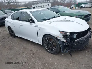 2015 Lexus GS with VIN JTHCE1BLXFA011889, listed as a IAAI auction lot 41836515 with Not Provided miles. Bid and sale history available at carsss.com. Image 1.