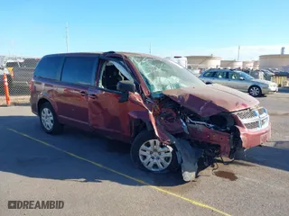 2018 Dodge Grand Caravan SE Plus with VIN 2C4RDGBG6JR137482, listed as a IAAI auction lot 41176029 with 47,651 mi miles. Bid and sale history available at carsss.com. Image 1.