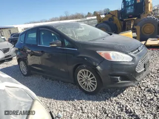 2015 Ford C-Max Energi SEL with VIN 1FADP5CU4FL105131, listed as a Copart auction lot 46334945 with 0 mi miles and Salvage Title. Bid and sale history available at carsss.com. Image 4.