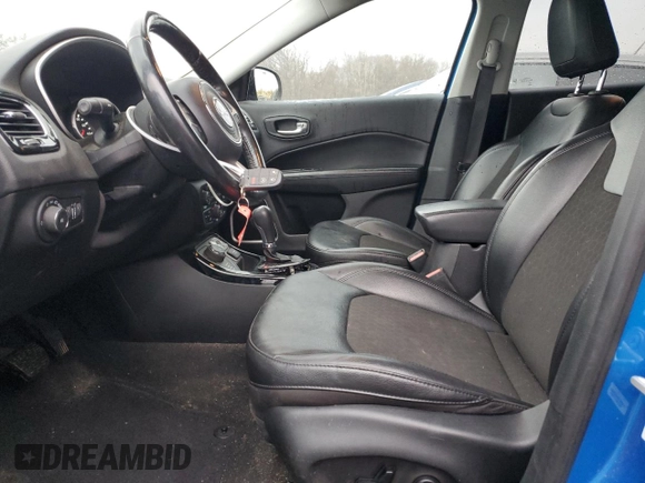 2021 Jeep Compass Altitude with VIN 3C4NJDBB7MT546733, listed as a Copart auction lot 46891965 with 65,085 mi miles and Salvage title. Bid and sale history available at DreamBid. Image 7.
