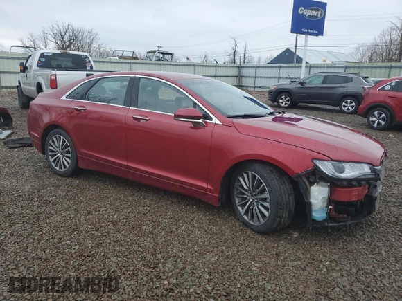 2018 Lincoln MKZ Premiere with VIN 3LN6L5B96JR617927, listed as a Copart auction lot 52588355 with 113,603 mi miles and Salvage Title. Bid and sale history available at DreamBid. Image 4.