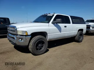 2001 Dodge 1500 with VIN 3B7HF13Y51G748524, listed as a Copart auction lot 55310895 with 199,618 mi miles and Salvage Title. Bid and sale history available at DreamBid. Image 1.