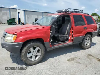 2001 Jeep Grand Cherokee Laredo with VIN 1J4GW48S71C596518, listed as a Copart auction lot 60307805 with 183,787 mi miles and Salvage title. Bid and sale history available at DreamBid. Image 1.