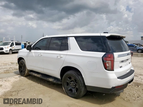 2024 Chevrolet Tahoe Commercial with VIN 1GNSCLED1RR178853, listed as a Copart auction lot 61060615 with 16,145 mi miles and Salvage title. Bid and sale history available at DreamBid. Image 2.