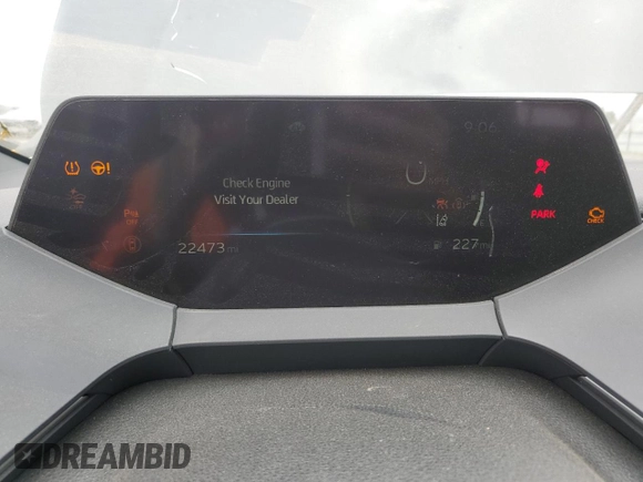 2024 Toyota Prius LE with VIN JTDACAAUXR3019525, listed as a Copart auction lot 54252195 with 22,473 mi miles and Non Repairable. Bid and sale history available at DreamBid. Image 9.