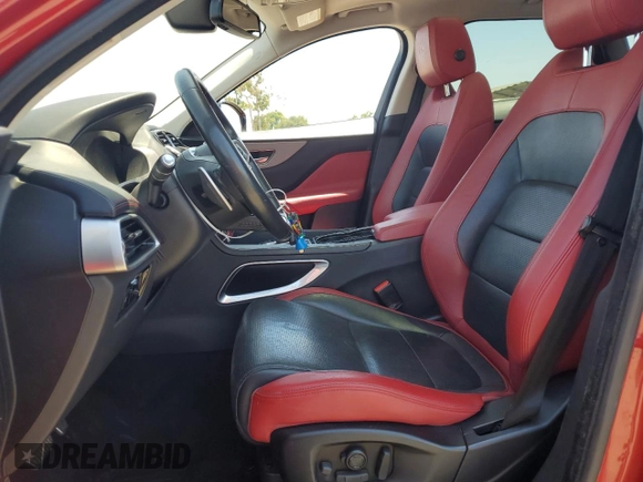 2017 Jaguar F-Pace S with VIN SADCM2BV1HA098388, listed as a Copart auction lot 60982615 with 151,310 mi miles and Salvage title. Bid and sale history available at DreamBid. Image 7.