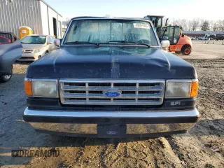 1990 Ford F-150 "S" with VIN 1FTDF15YXLNB40987, listed as a Copart auction lot 43691595 with 33,397 mi miles and Salvage Title. Bid and sale history available at carsss.com. Image 5.
