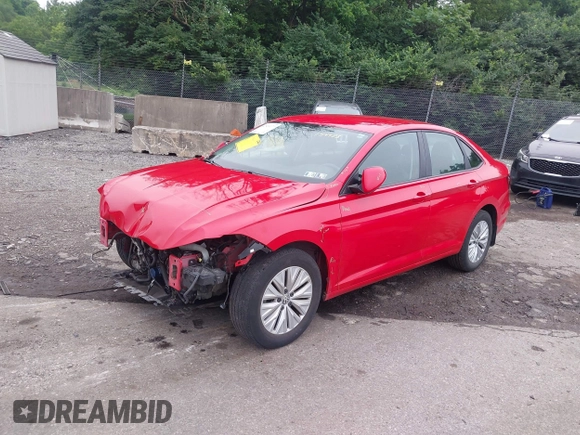 2019 Volkswagen Jetta S with VIN 3VWC57BU7KM154483, listed as a IAAI auction lot 42509177 with 52,349 mi miles and . Bid and sale history available at DreamBid. Image 2.