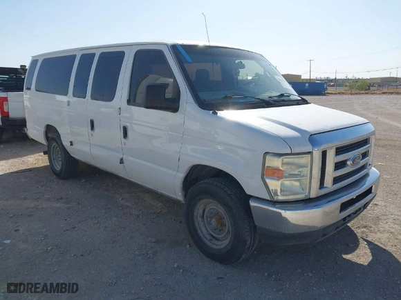 2010 Ford Econoline Wagon XL with VIN 1FBSS3BL6ADA58124, listed as a IAAI auction lot 41954745 with 162,411 mi miles. Bid and sale history available at carsss.com. Image 1.