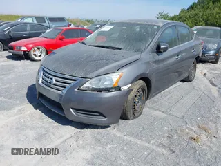 2015 Nissan Sentra S with VIN 3N1AB7AP4FY300807, listed as a IAAI auction lot 41499014 with 67,118 mi miles. Bid and sale history available at carsss.com. Image 2.