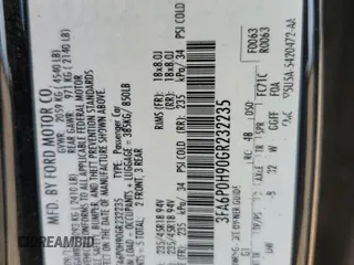 2016 Ford Fusion SE z VIN 3FA6P0H90GR232235, wystawiony jako Copart lot #63528335 z przebiegiem 110 399 mil mil oraz Szkoda całkowita • Salvage title. Historia ofert i sprzedaży dostępna na DreamBid. Obrazek 13.
