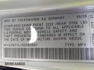 2005 Volkswagen Touareg 4.2L V8 z VIN WVGZM77L15D080697, wystawiony jako IAAI lot #42399779 z przebiegiem 138 040 mil mil oraz . Historia ofert i sprzedaży dostępna na DreamBid. Obrazek 9.