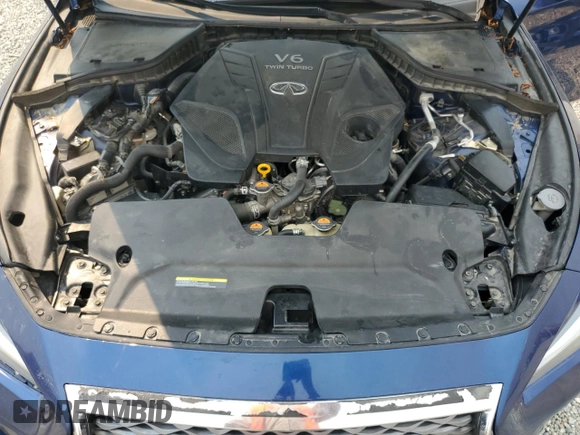 2019 Infiniti Q50 3.0t Signature Edition with VIN JN1EV7APXKM540949, listed as a Copart auction lot 70799224 with 85,408 mi miles and Salvage Title. Bid and sale history available at carsss.com. Image 12.