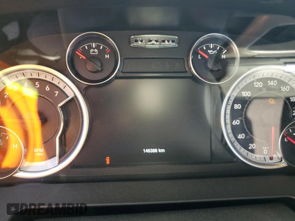 2019 Ram 1500 Warlock z VIN 1C6RR7LGXKS734402, wystawiony jako Copart lot #71389134 z przebiegiem 146 388 mil mil oraz Szkoda całkowita • Salvage title. Historia ofert i sprzedaży dostępna na DreamBid. Obrazek 9.