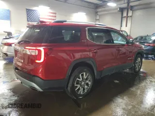 2021 GMC Acadia SLE with VIN 1GKKNRLS7MZ127362, listed as a Copart auction lot 48333485 with 58,207 mi miles and Salvage Title. Bid and sale history available at carsss.com. Image 3.