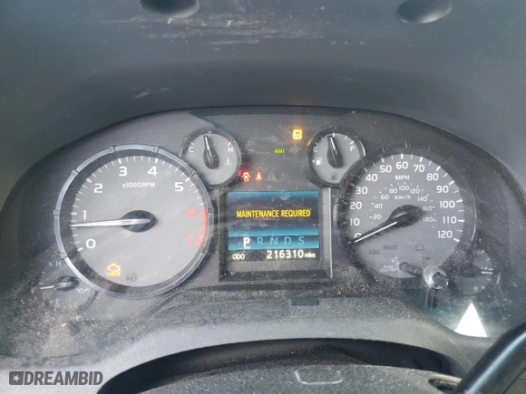 2014 Toyota Tundra 4WD Truck SR with VIN 5TFCY5F11EX016449, listed as a Copart auction lot 82401484 with 216,310 mi miles and Salvage Title. Bid and sale history available at carsss.com. Image 9.