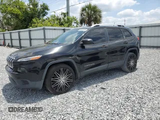 2015 Jeep Cherokee Sport with VIN 1C4PJLAB6FW657131, listed as a Copart auction lot 55533255 with 186,263 mi miles and Clean Title. Bid and sale history available at carsss.com. Image 1.