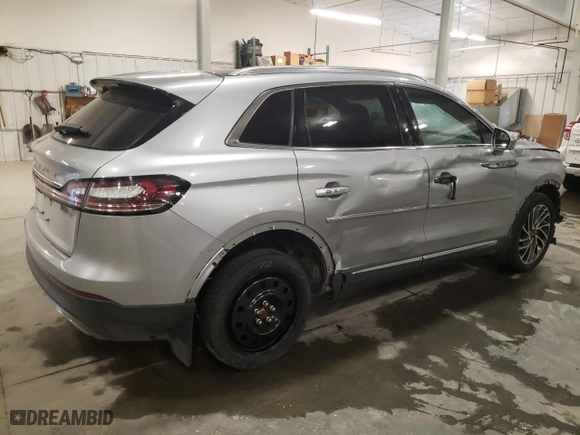 2020 Lincoln Nautilus Reserve with VIN 2LMPJ8K92LBL22101, listed as a Copart auction lot 48383955 with 50,801 mi miles and Salvage Title. Bid and sale history available at carsss.com. Image 3.