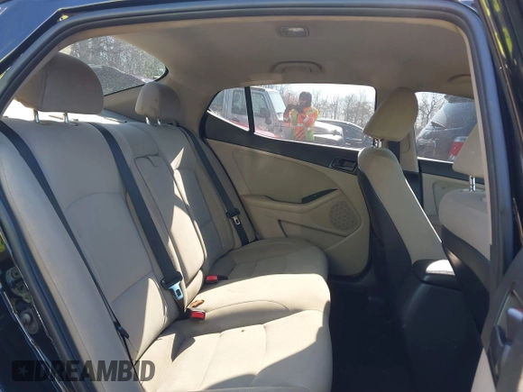 2014 Kia Optima LX with VIN 5XXGM4A71EG270298, listed as a IAAI auction lot 41839869 with 126,209 mi miles. Bid and sale history available at carsss.com. Image 8.