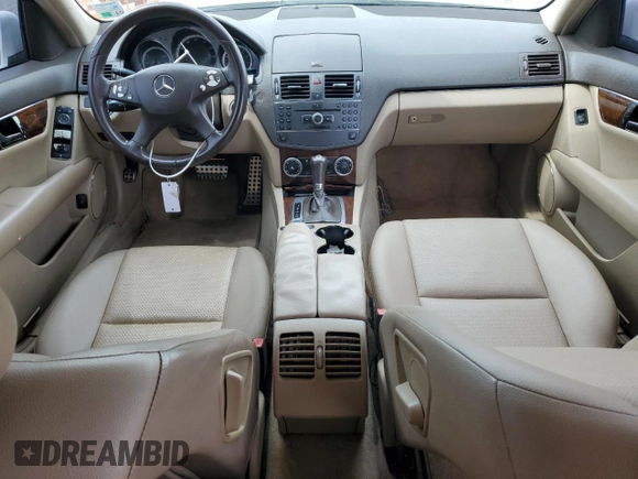 2010 Mercedes-Benz C 300 Sport with VIN WDDGF5EB0AF378943, listed as a Copart auction lot 54572195 with 196,858 mi miles and Salvage title. Bid and sale history available at DreamBid. Image 8.