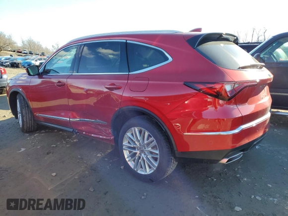 2023 Acura MDX w/Advance Package with VIN 5J8YE1H86PL011695, listed as a Copart auction lot 43700485 with 32,359 mi miles and Salvage Title. Bid and sale history available at carsss.com. Image 2.