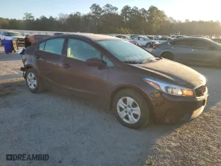 2017 Kia Forte LX with VIN 3KPFK4A77HE038674, listed as a Copart auction lot 89101885 with 48,670 mi miles and Salvage Title. Bid and sale history available at carsss.com. Image 4.