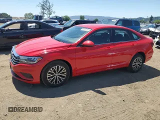 2021 Volkswagen Jetta S with VIN 3VWC57BU1MM002850, listed as a Copart auction lot 55103155 with 19,757 mi miles and Salvage title. Bid and sale history available at DreamBid. Image 1.
