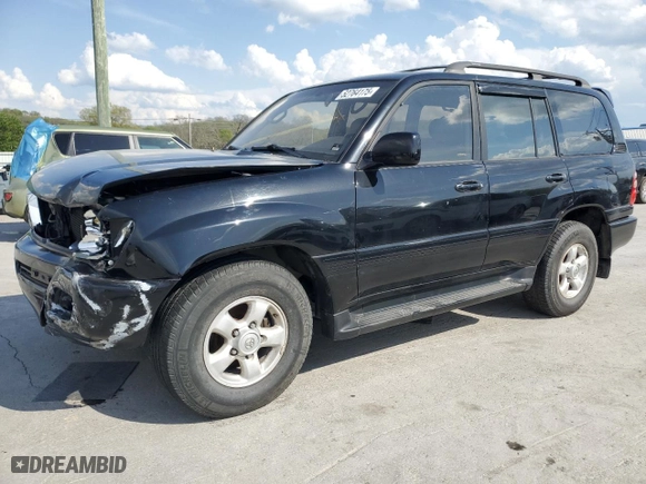 1999 Toyota Land Cruiser with VIN JT3HT05J8X0060988, listed as a Copart auction lot 52764175 with 217,199 mi miles and Salvage Title. Bid and sale history available at carsss.com. Image 1.