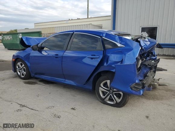 2018 Honda Civic Sedan LX with VIN 2HGFC2F59JH561781, listed as a Copart auction lot 47679925 with 60,950 mi miles and Non Repairable. Bid and sale history available at carsss.com. Image 2.