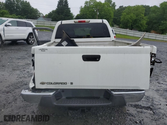 2005 Chevrolet Colorado 1SE LS Z71 with VIN 1GCDS136758265220, listed as a Copart auction lot 55014685 with Not provided miles and Salvage title. Bid and sale history available at DreamBid. Image 6.