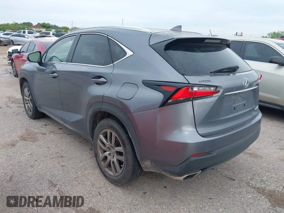 2015 Lexus NX 200t with VIN JTJBARBZ7F2006233, listed as a IAAI auction lot 41898572 with 73,038 mi miles and . Bid and sale history available at DreamBid. Image 3.