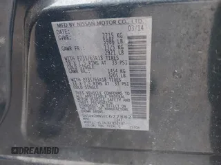 2014 Nissan Pathfinder Platinum с VIN 5N1AR2MN5EC677882, выставлен на аукционе IAAI как лот 42446911 с пробегом 225 328 миль миль и . История ставок и продаж доступна на DreamBid. Изображение 9.