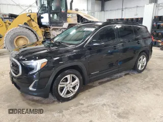 2018 GMC Terrain SLE with VIN 3GKALMEX8JL251950, listed as a Copart auction lot 43560845 with 96,297 mi miles and Clean Title. Bid and sale history available at carsss.com. Image 1.