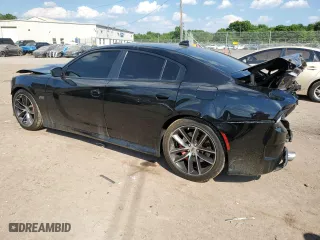 2017 Dodge Charger R/T Scat Pack with VIN 2C3CDXGJ4HH644315, listed as a Copart auction lot 58975454 with 0 mi miles and Salvage Title. Bid and sale history available at carsss.com. Image 2.
